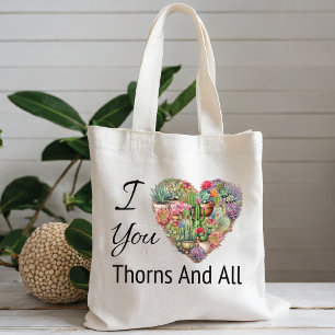 Tote Bag Je T'Aime Les Épines Et Tout