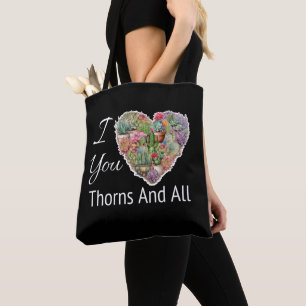 Tote Bag Je T'Aime Les Épines Et Tout