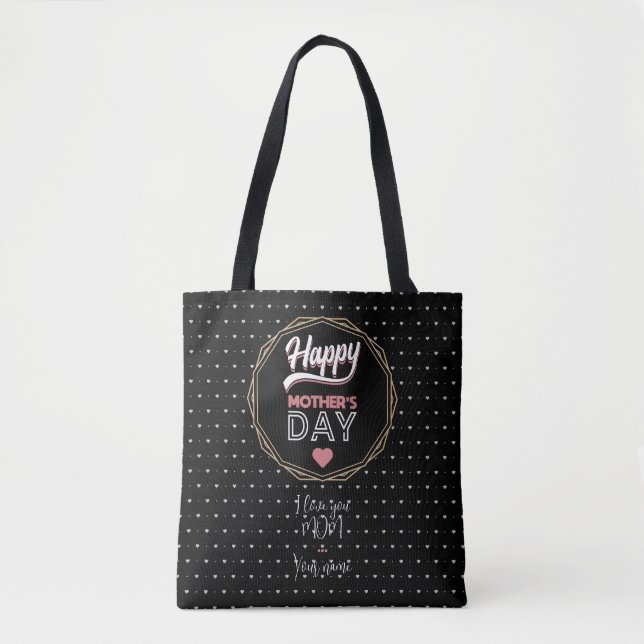 Tote Bag Je t'aime maman (Devant)