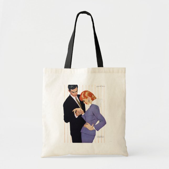Tote Bag Je T'Aime, Maman Fille (Devant)