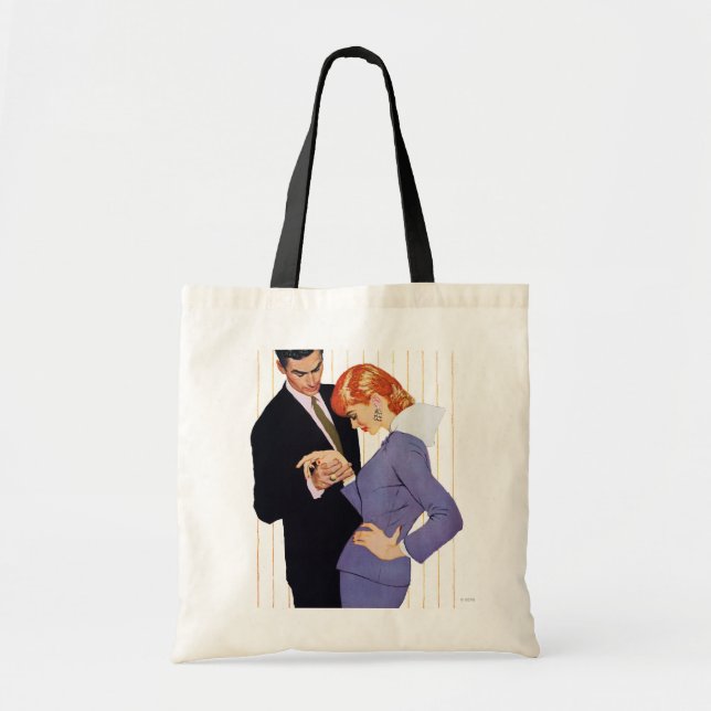 Tote Bag Je t'aime, maman Girl (Devant)