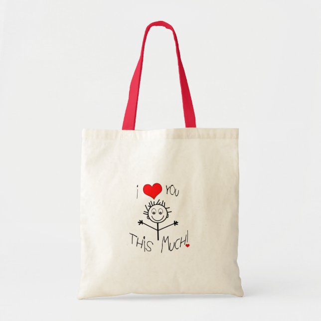 Tote Bag Je t'aime tellement (Devant)