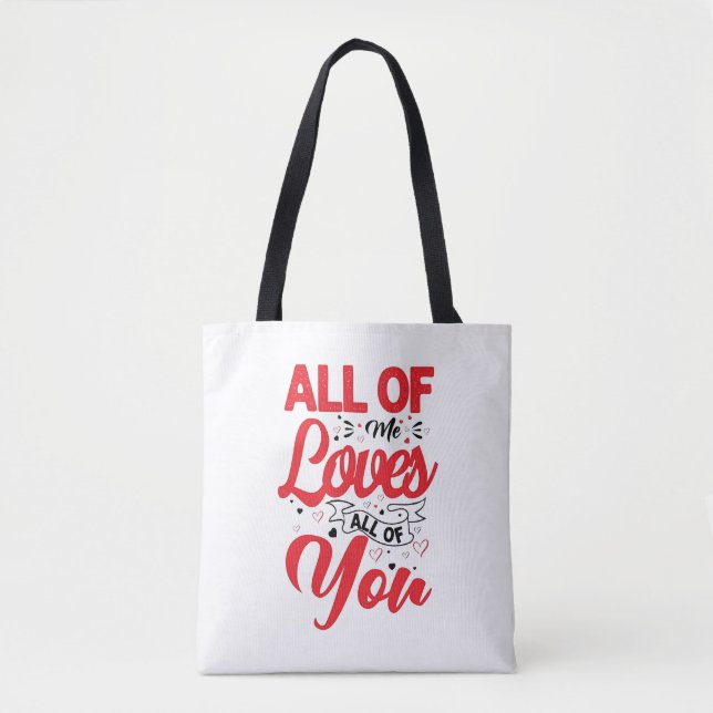 Tote Bag Je t'aime tous (Devant)