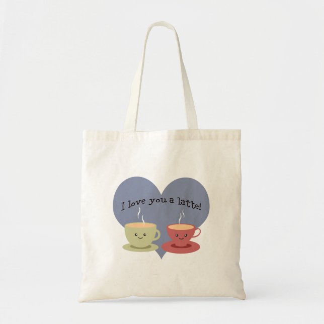 Tote Bag Je t'aime un café ! (Devant)