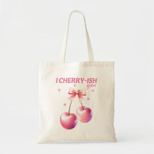 Tote Bag Je te chéris Drôle La Saint Valentin Pun de cerise