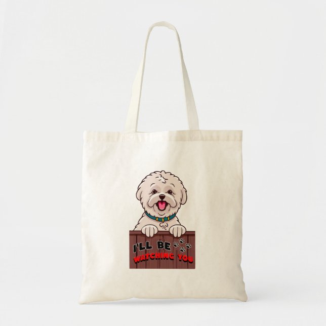 Tote Bag Je te surveillerai (Devant)