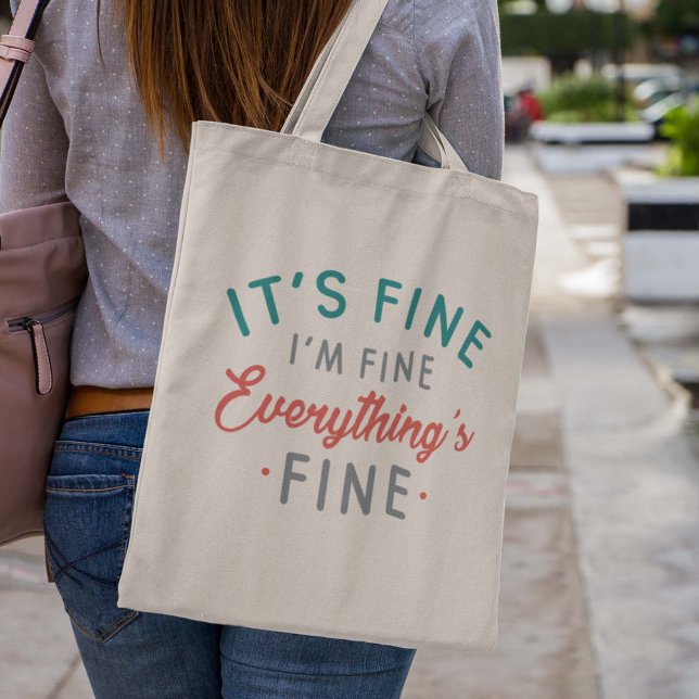 Tote Bag Je vais bien tout va bien (Créateur téléchargé)