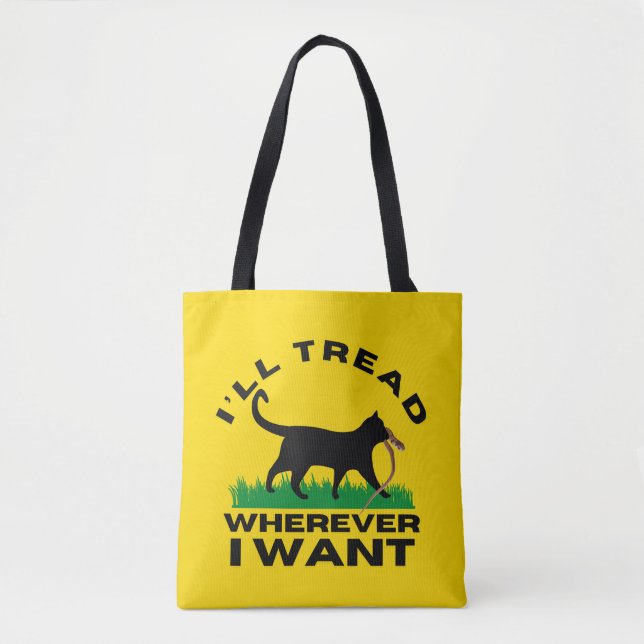 Tote Bag Je vais filer où je veux (Devant)