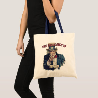 Tote Bag Je Veux Que Tu | Oncle Sam Vintage Belle drôle