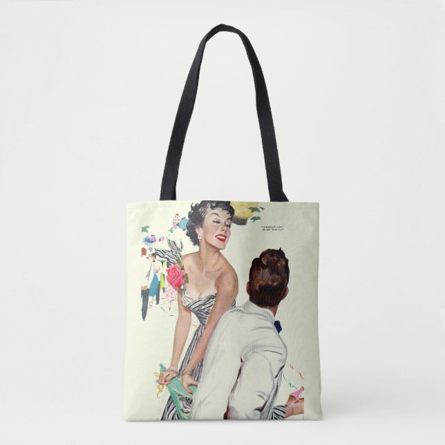 Tote Bag Je veux un homme 2 (Devant)