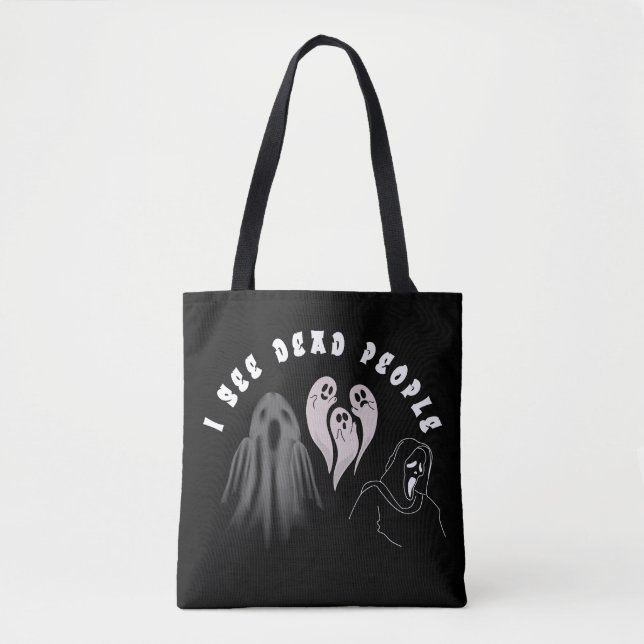 TOTE BAG JE VOIS DES MORTS (Devant)