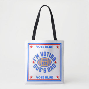 Tote Bag Je vote pour le père de Gus