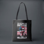 Tote Bag Je vote pour l'hors-la-loi et le Hillbilly 2024 U<br><div class="desc">Je vote pour le hors-la-loi et le drapeau américain Hillbilly 2024</div>