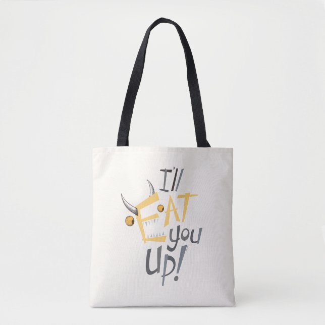 Tote Bag Je vous mangerai du graphisme (Devant)