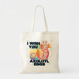 Tote Bag Je Vous Souhaite Les Oeufs Axolotl Jour de Pâques