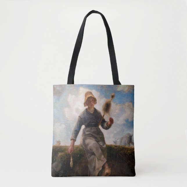 Tote Bag Jean-Francois Millet - La fillette (Devant)