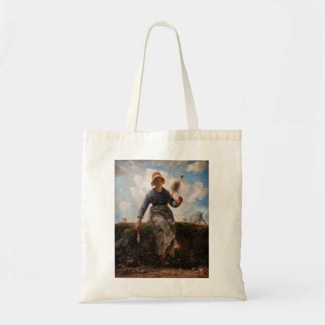 Tote Bag Jean-Francois Millet - La fillette (Devant)