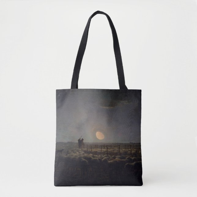 Tote Bag Jean-Francois Millet - Plié, Lune 1860 (Devant)