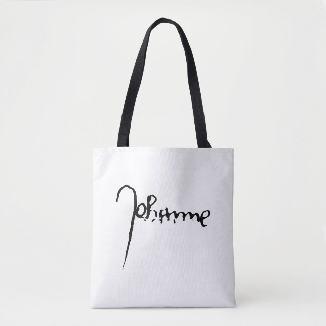 Tote Bag Jeanne d'Arc Saint Joan Heilige Johanna Signature (Devant)