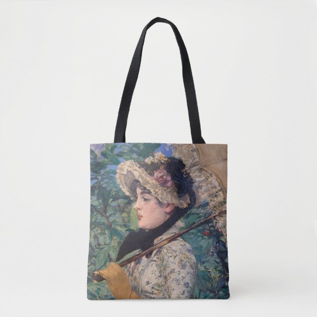 Tote Bag Jeanne (Printemps) Par Édouard Manet (Devant)
