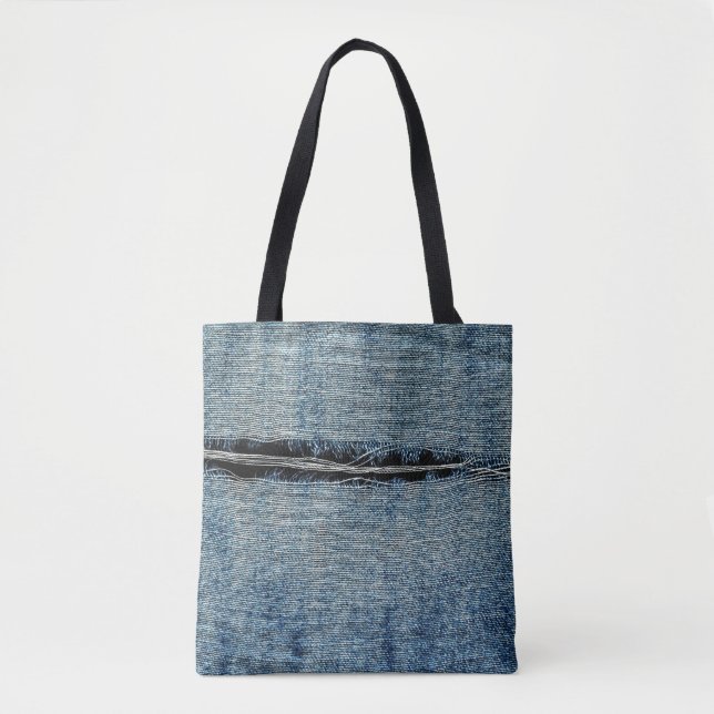 Tote Bag Jeans arrachés (Devant)