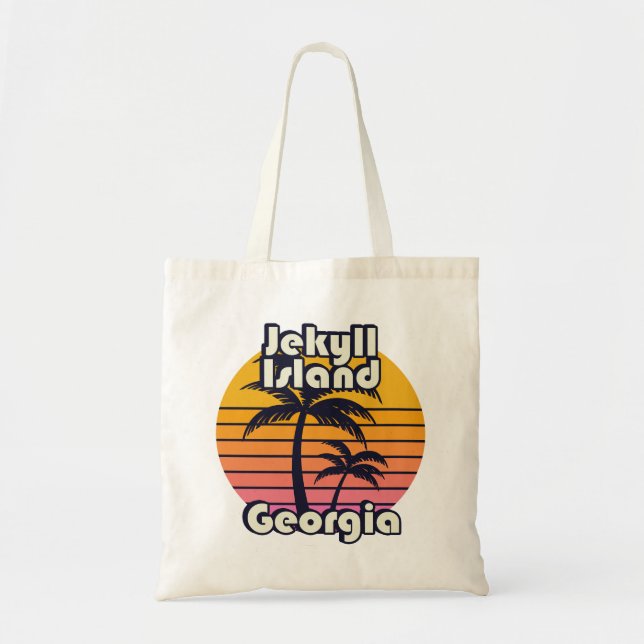 Tote Bag Jekyll Island Beach Géorgie (Devant)