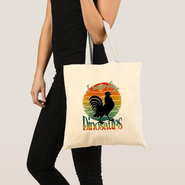 Tote Bag j'élève des dinosaures minuscules (Devant (produit))