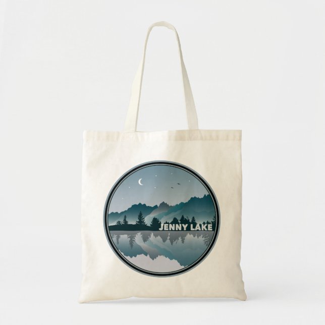 Tote Bag Jenny Lake Grand Teton National Park Réflexion (Devant)