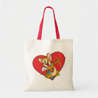 Tote Bag Jerry Mouse habillée en Valentine Cupide