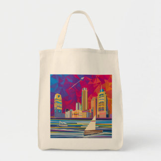 Tote Bag Jersey City Skyline Fourre-tout