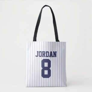 Tote Bag Jersey de baseball avec nom et numéro personnalis