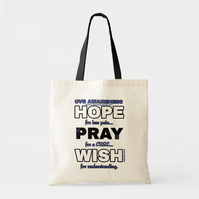 Tote Bag J'Espère Que Je Prie...CVS (Devant)