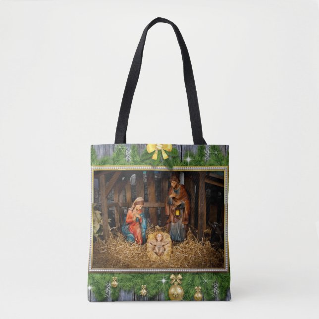 Tote Bag Jesus born (Devant)