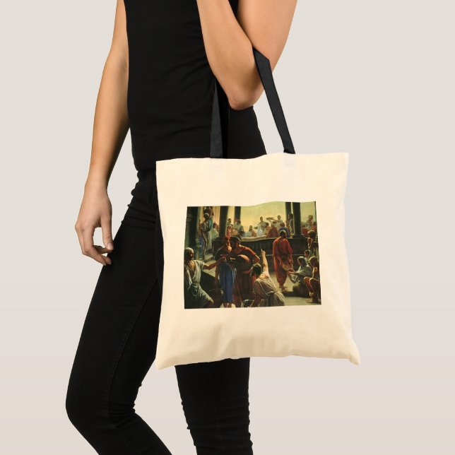 Tote Bag Jésus-Christ au mariage de Cana, eau en vin (Devant (produit))
