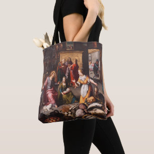 Tote Bag Jésus Christ avec Martha et Marie - Joos Goemaere
