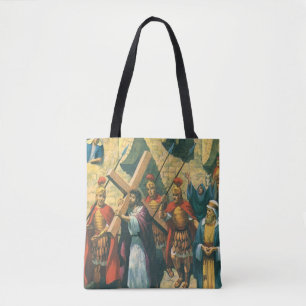 Tote Bag Jésus Christ Portant la Croix à sa Crucifixion