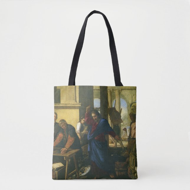 Tote Bag Jésus-Christ Purification du Temple (Devant)