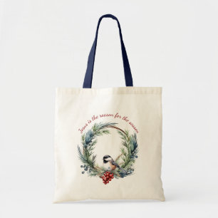 Tote Bag JÉSUS EST LA RAISON DE LA SAISON Citation de Noël