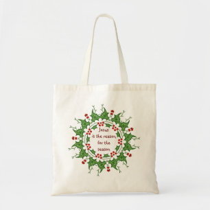 Tote Bag "Jésus est la raison de la saison" Conception de h