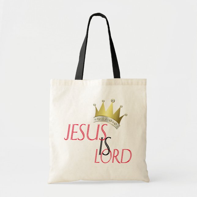 Tote Bag Jésus est le Seigneur Budget Fourre-tout (Devant)
