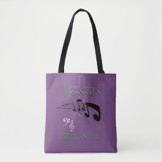 Tote Bag Jésus est ma musique