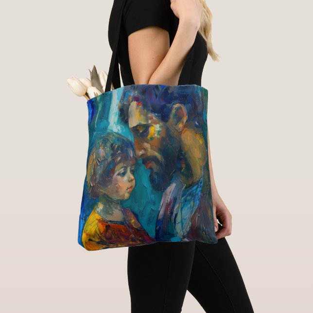 Tote Bag Jésus et l'enfant (De près)