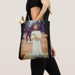 Tote Bag Jésus et Sasquatch