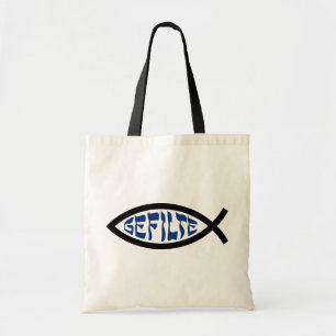 Tote Bag Jesus Gefilte Fish - Humour de Pâque juive
