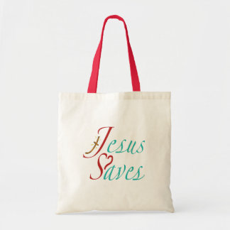 Tote Bag Jésus Sauve Citation Chrétienne