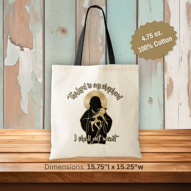 Tote Bag Jesus Shepherd (Créateur téléchargé)