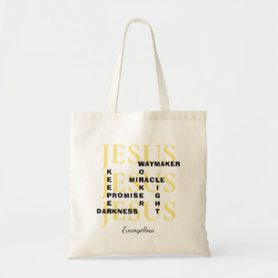 Tote Bag Jesus Waymaker Chrétien personnalisé