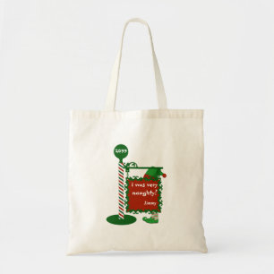 Tote Bag "J'étais très naugty" ou "bon" Père Noël Christmas