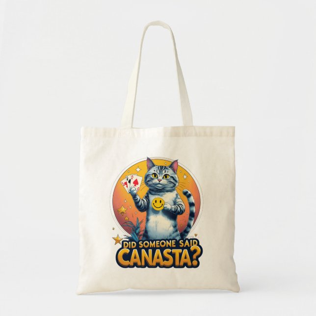 Tote Bag Jeu de canasta  Stratégie de carte (Devant)
