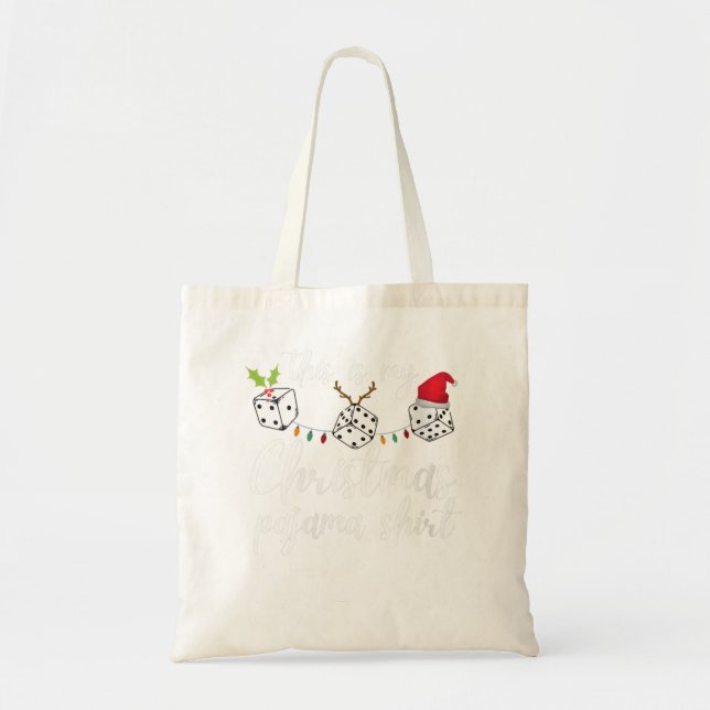 Tote Bag Jeu de Dice Jeu de Noël de Bunco de femmes (Devant)